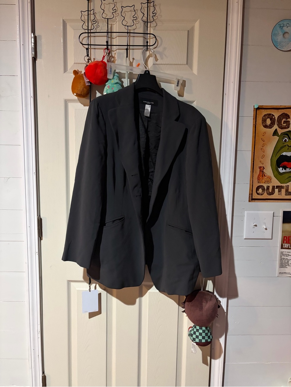 Jones New York Black Women's Tailored Blazer